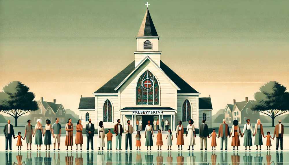 iglesia presbiteriana con miembros